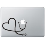 Dr. Apple MacBook Aufkleber Schwarz MacBook Aufkleber